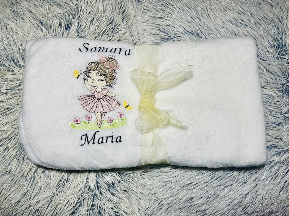 Păturici brodate personalizate