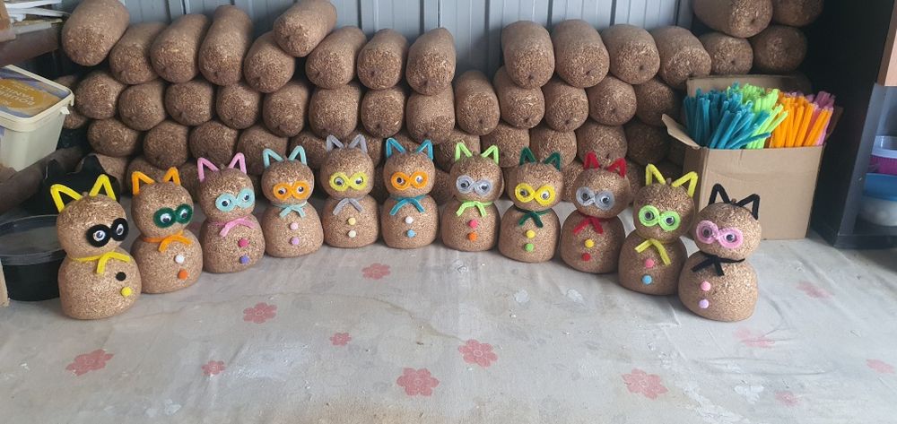 Figurine cu par din grau