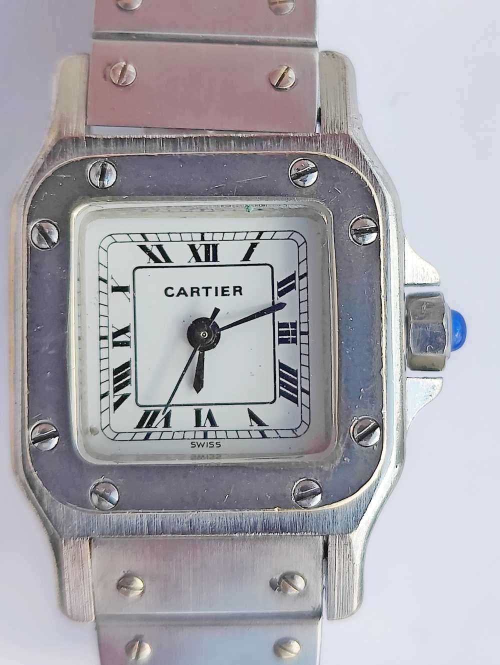 Cartier, ceas automatic de dama, diam. 26.5mm