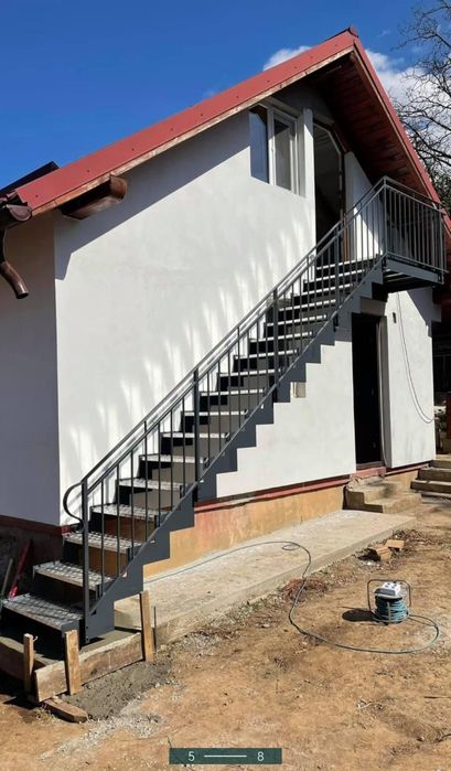 scarii metalice zincate exterioare și pentru incendii , platforme, pod