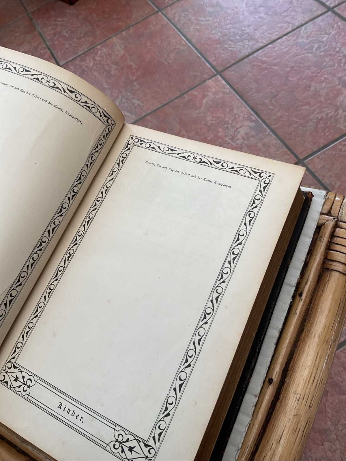 Biblia / Biblie veche , coperta  piele, germana, 1892 , 22x15 cm