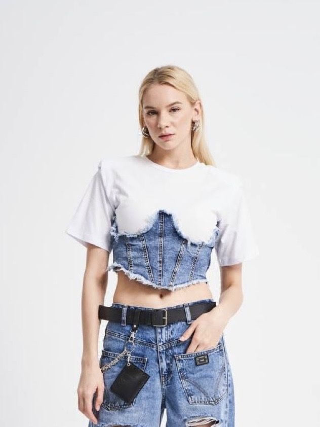 Tricou dama  CROP TOP