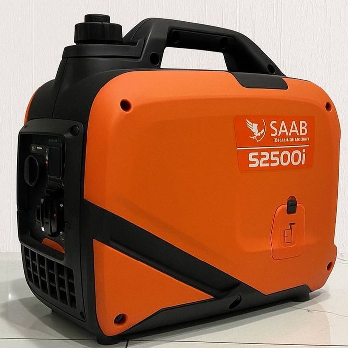 Генератор инверторный движок  saab бесшумный и шумный generator dvijok