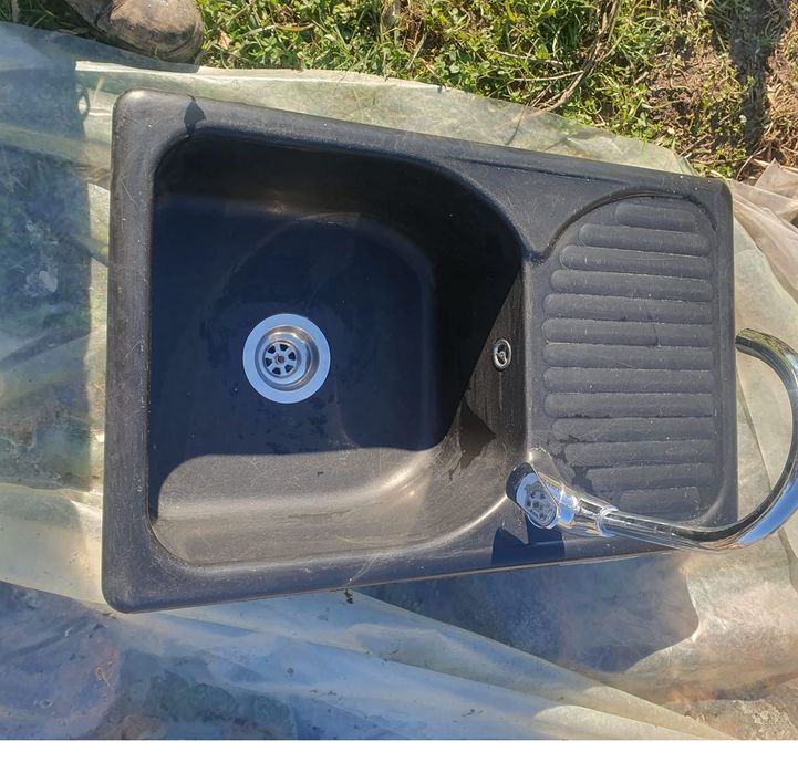 Chiuveta bucatarie 80x50 cu baterie