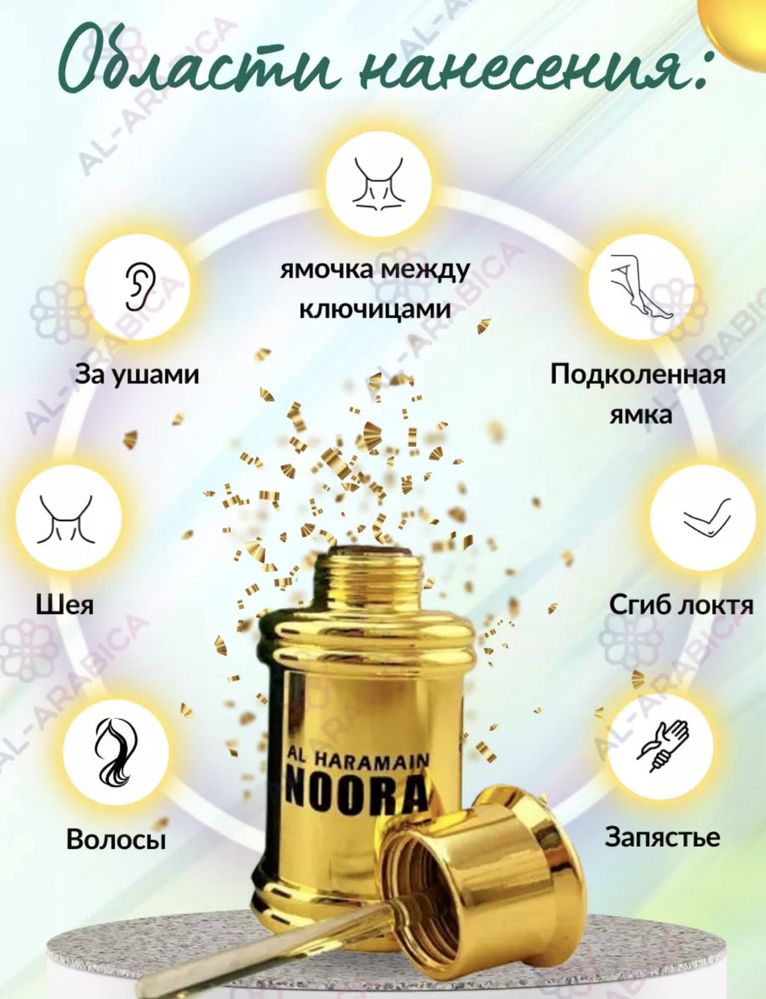 Масляные духи Noora Al Haramain 12ml