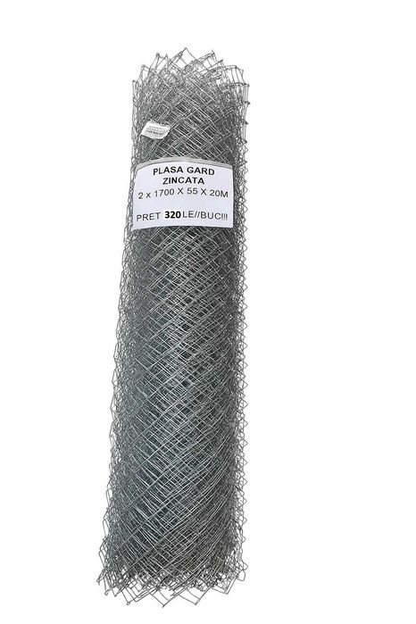 Plasa gard zincata 2x1700x55x20m