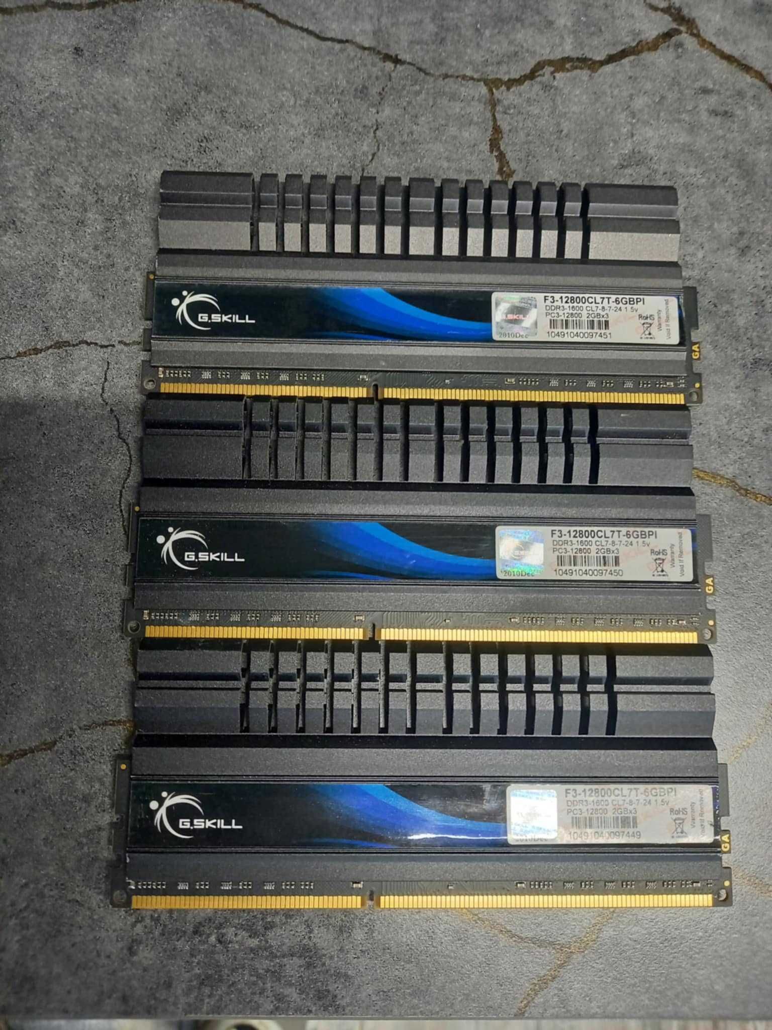 G-skill Pi DDR3 6GB(3x2GB) 1600Mhz