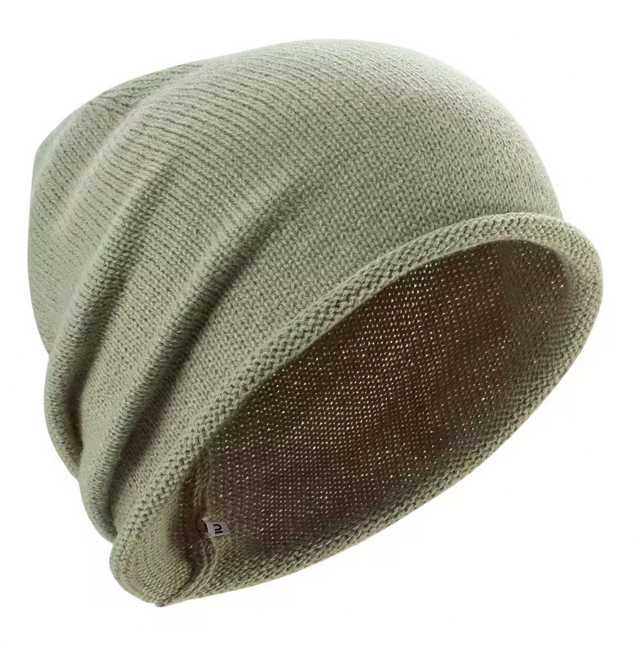 Шапка бини beanie бежевая унисекс Decathlon