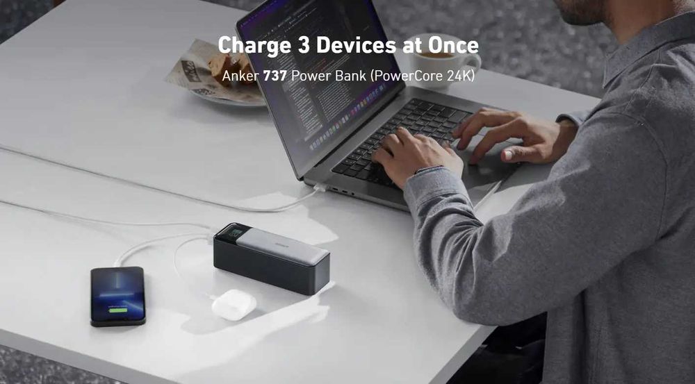 Anker 140w Power Bank 24000 мАч Fast Charging 140w. Есть доставка
