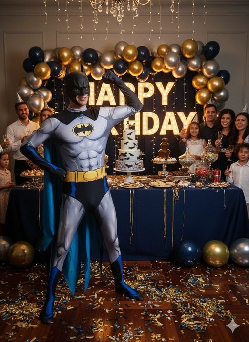 Аниматоры Бэтмен и Спайдермен на праздник! Акция -25%!