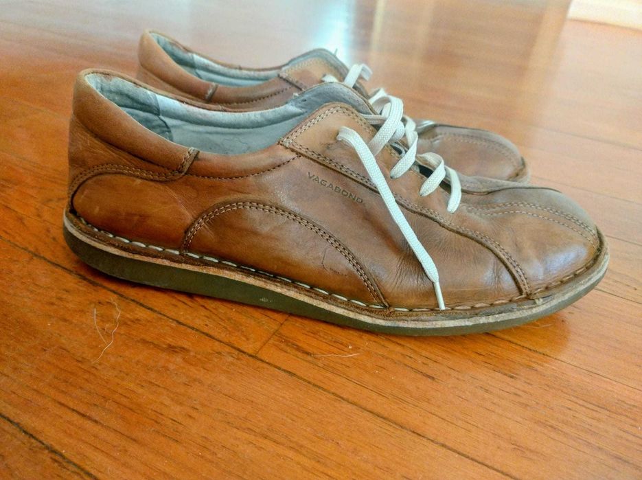 Pantofi piele maron Vagabond 42 retro