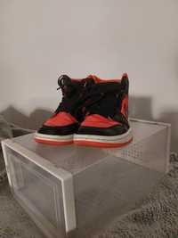 WMNS Air Jordan 1 Mid Bright Crimson/Black  (Hot Punch)