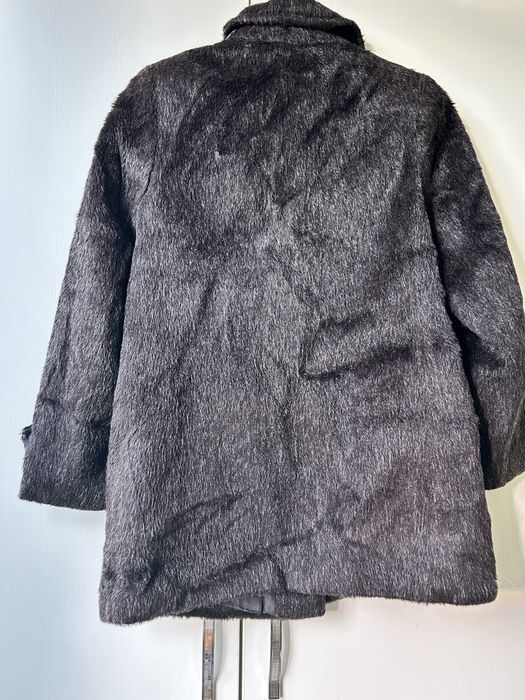 Палто от естествен косъм на лама