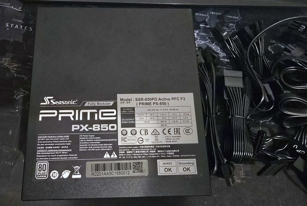 Sursa Seasonic PRIME PX-850, 80+ Platinum, 850W