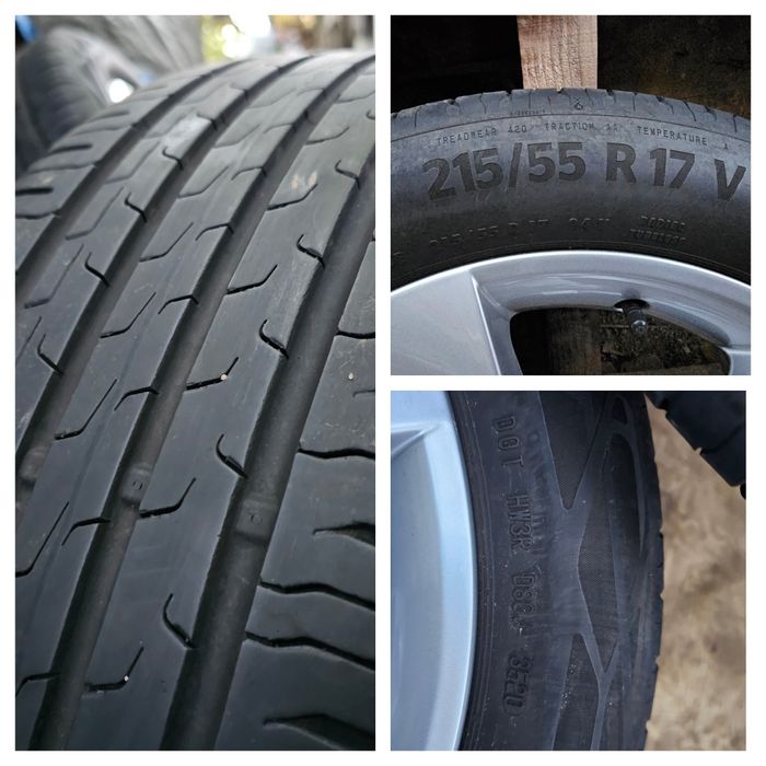 Jante aliaj 17" Skoda Karoq/Volkswagen/Seat cu anvelope vara 215/55/17