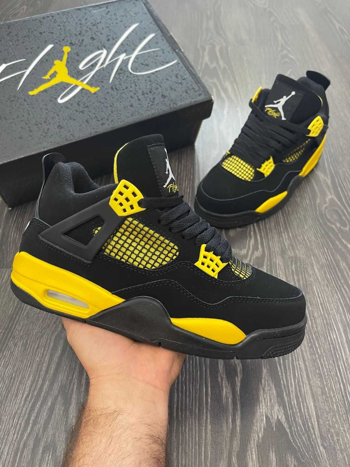 Jordan 4 Retro Yellow Thunder | Noi cu cutie