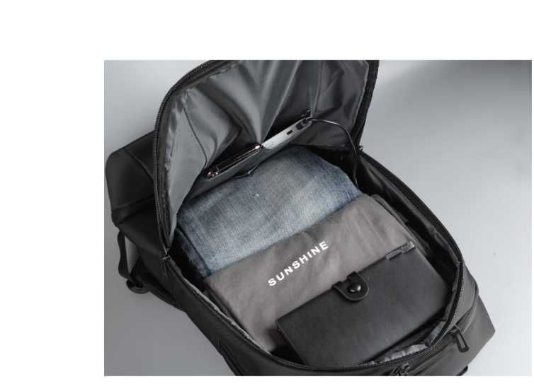 Rucsac laptop Serioux Smart Travel ST9588, rezistent la apa,