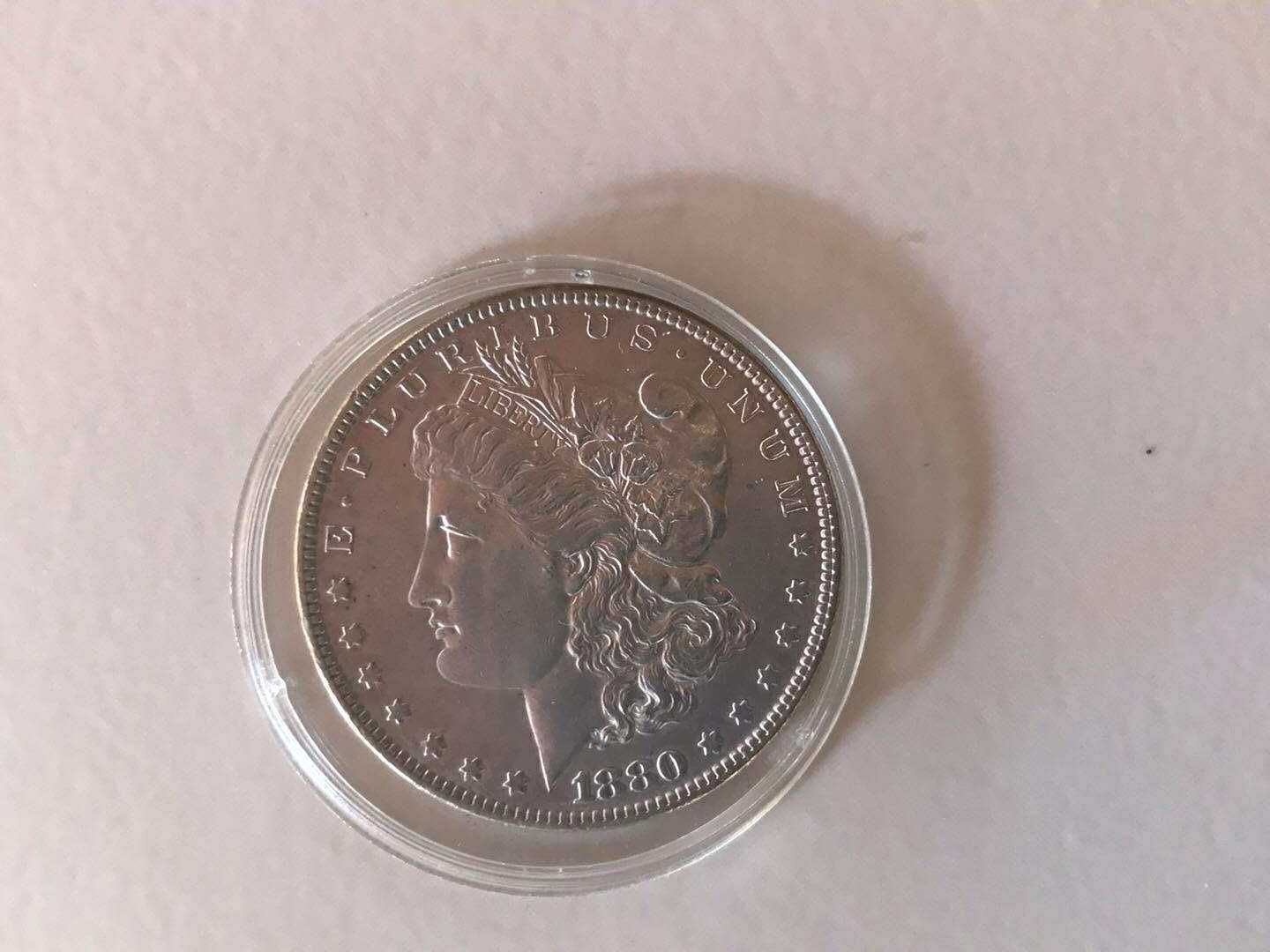 Moneda De Argint 1 DoIlar 1880, Silver Morgan Dollar-O