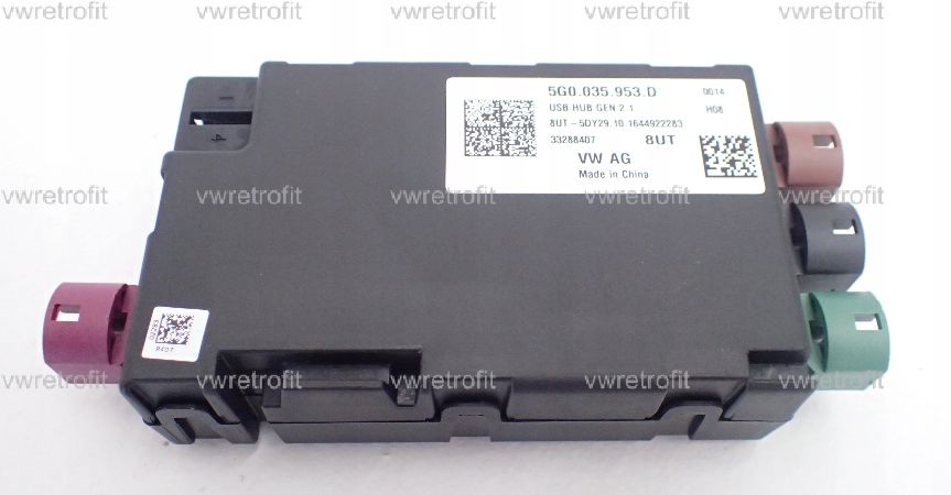 Modul HUB USB CarPlay VW Passat B8 Golf 7 5G0035953D sau 5G0035953C
