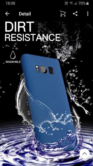 Husa antisoc silicon cu microfibra in interior Samsung S8 / S8 Plus