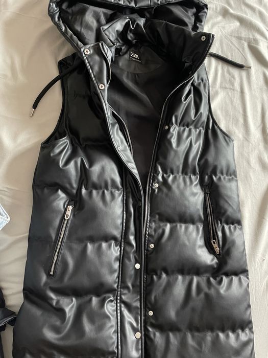 Geaca de piele Zara