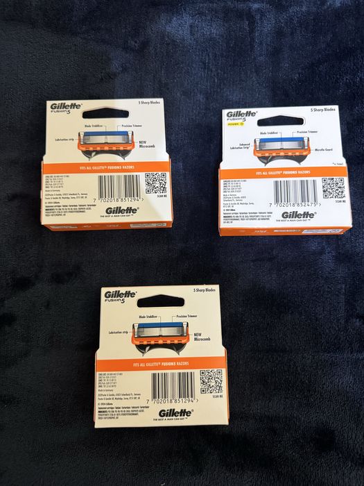 4 Set Rezerve lame Gillette Fusion 5 noi sigilate 16 lame