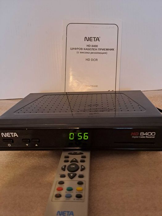 HD приемник/тунер NETA HD8400 за цифрова кабелна телевизия