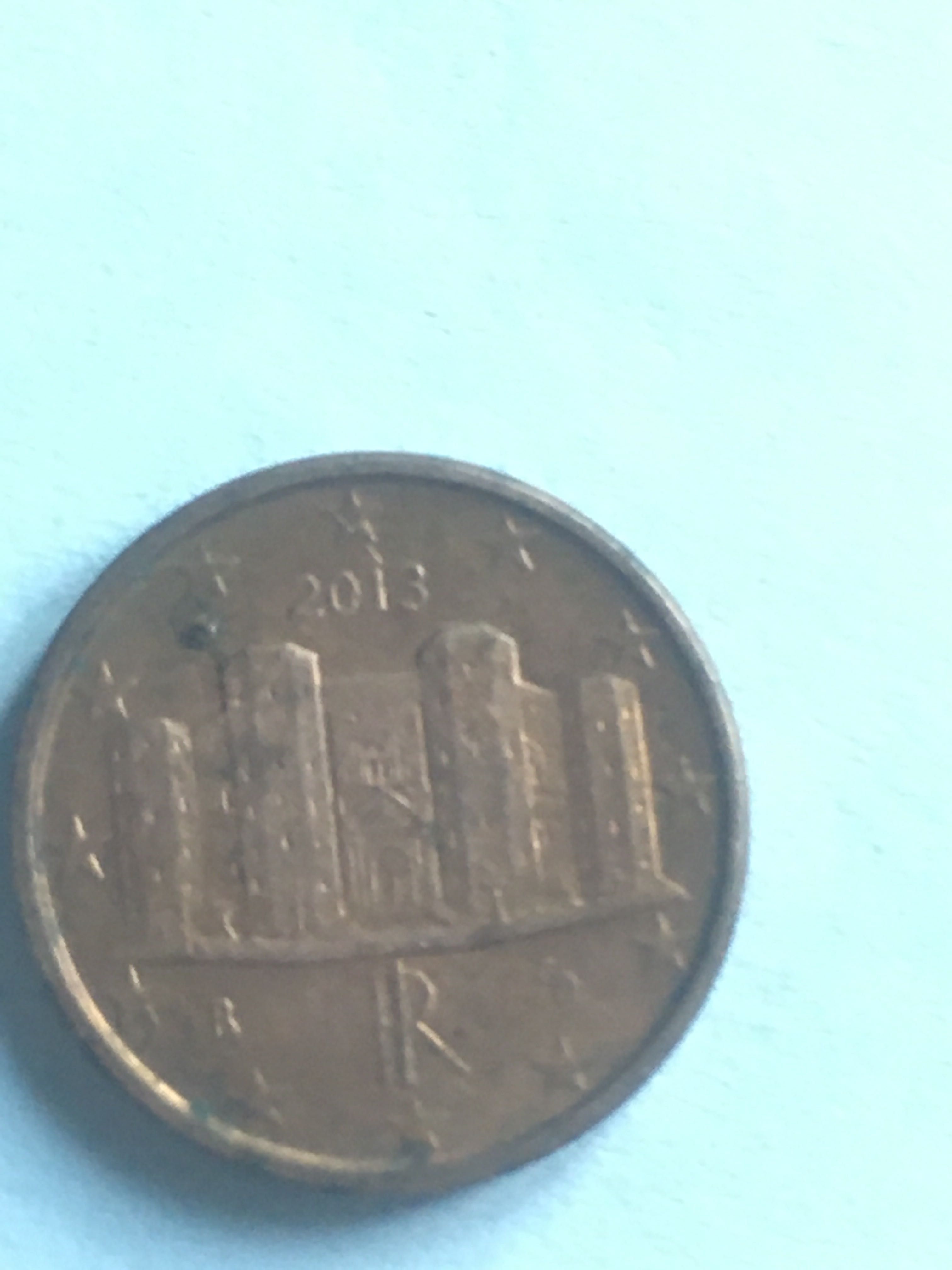 Vănd moneda 1 euro cent anul 2013