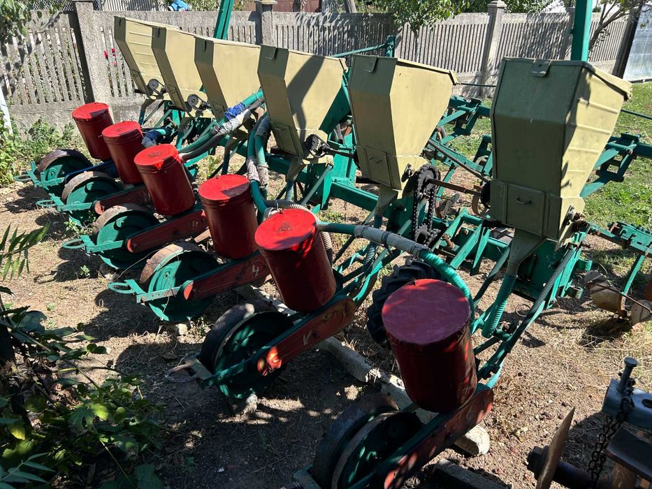 Semanatoare porumb SPC6 cu FERTILIZARE! +disc 3,3m +cultivator7 +plug3