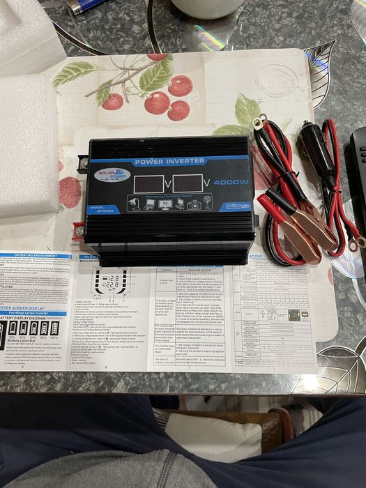 Inverter 4000watti,12v-220v sinus pur 2kw continuu