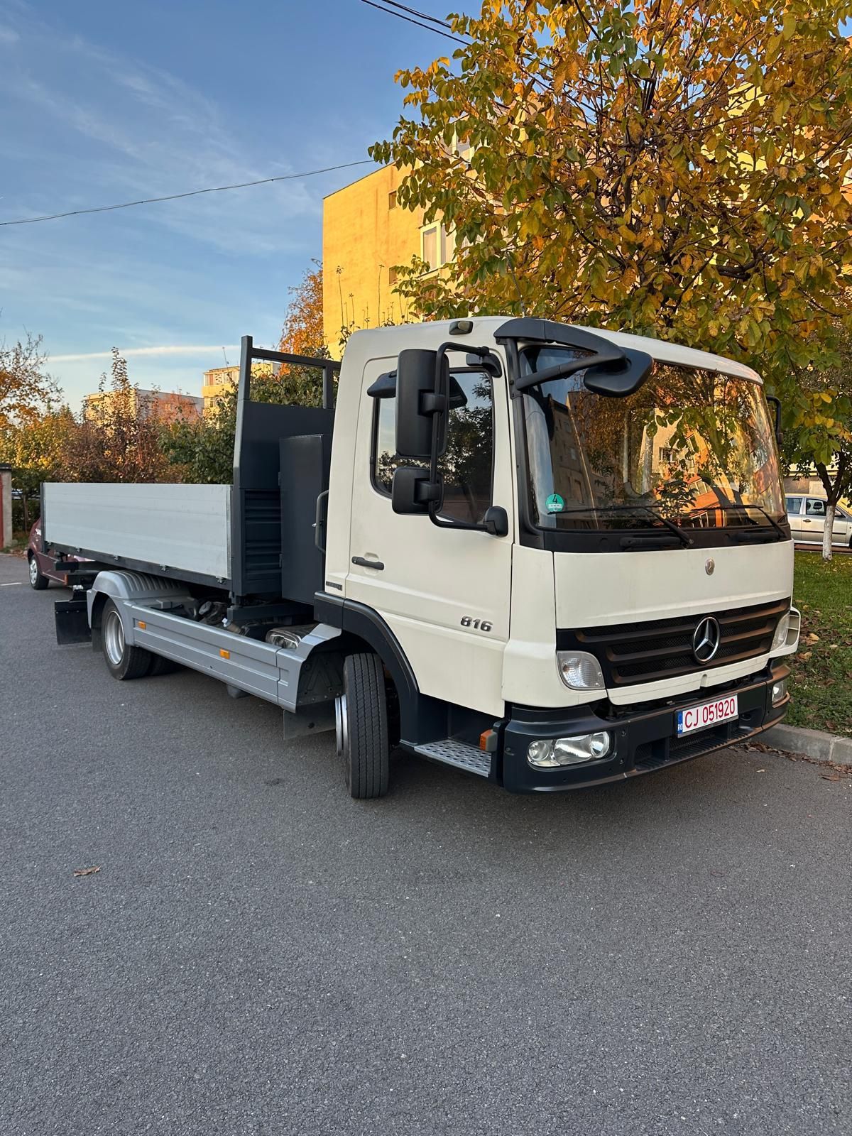 Vând Bascula Mercedes Atego 816 ,  recent adusa in tara !
