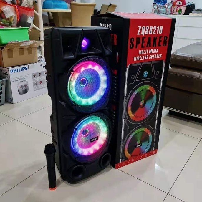 Караоке Big Boss Bluetooth колонка с микрофон ZQS 8210

Информация :