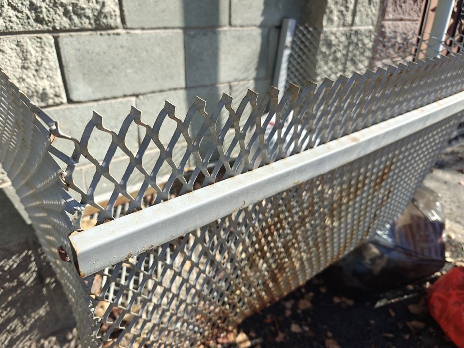 Мусорная корзина из металла, 110х70х50