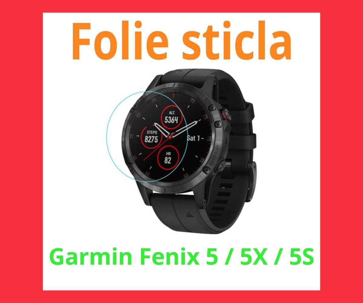 Folie sticla Garmin Fenix 5 5X 5S protectie 9H ecran display ceas