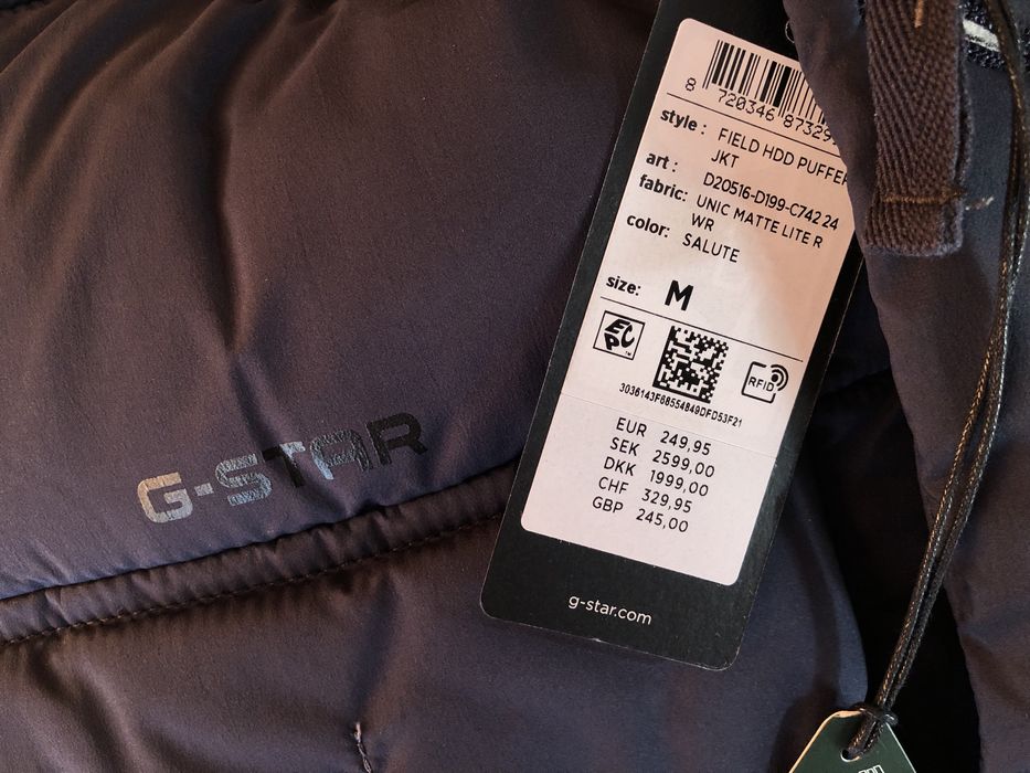 G-Star RAW Field Hooded Puffer Jacket ОРИГИНАЛНО мъжко зимно яке - M-L