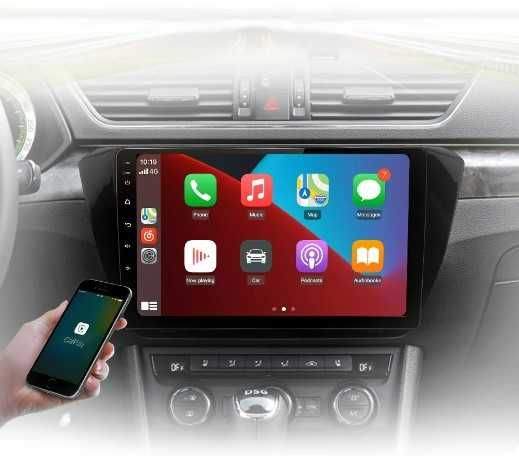 Navigatie Android Dedicata SKODA SUPERB 3 , Carplay, Android Auto WAZE