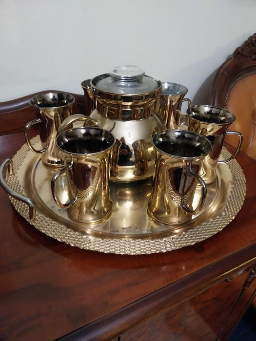 Изящен чешки сервиз за чай/кафе на Бохемия