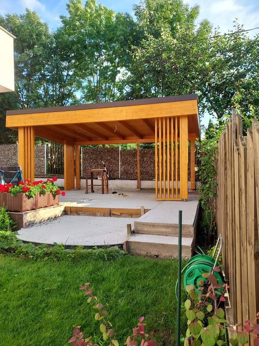 Cabane, foișoare, terase din lemn de calitate superioara