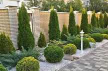 Amenajare gradina cu plante ornamentale și gazon rulou (sistem irigati