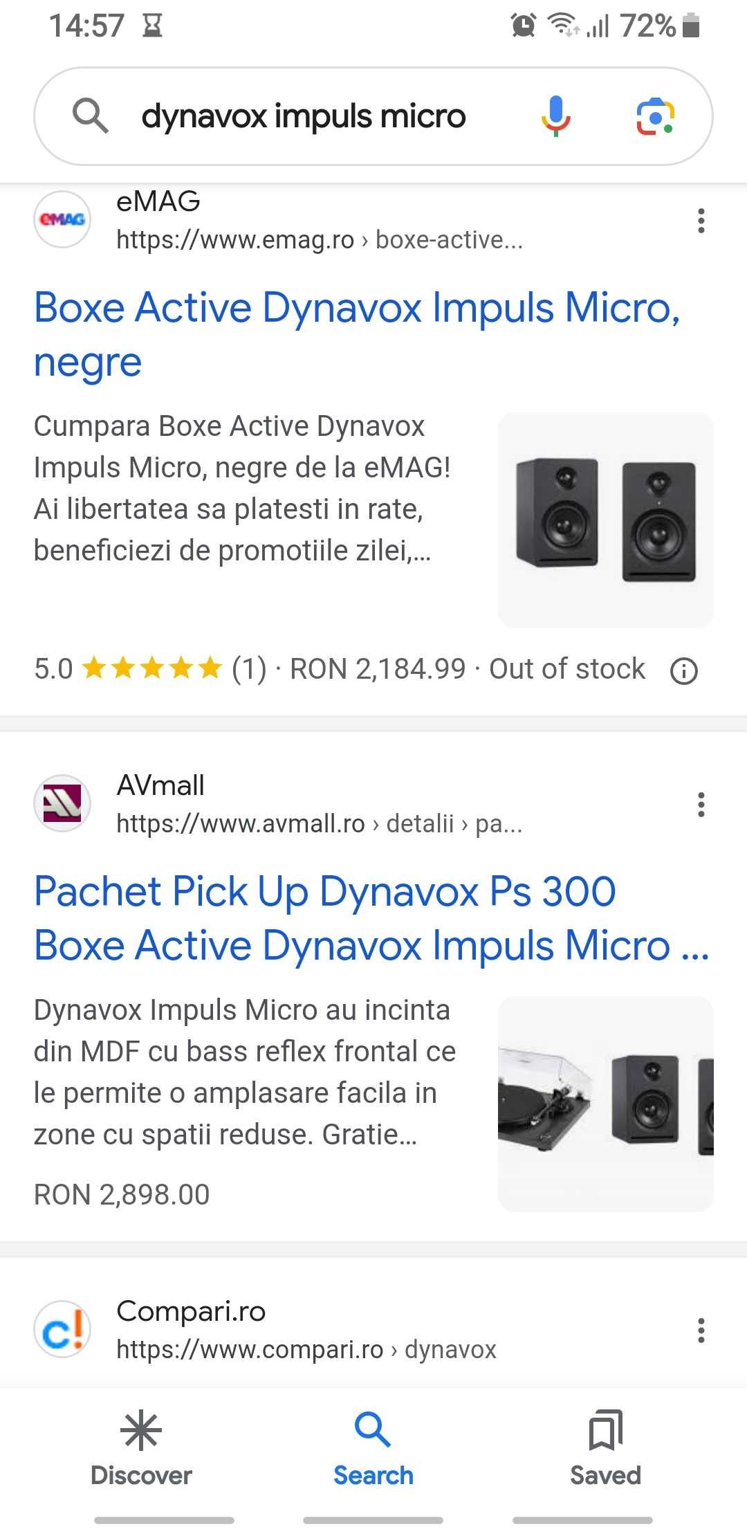 Boxe Active Dynavox Impuls Micro
