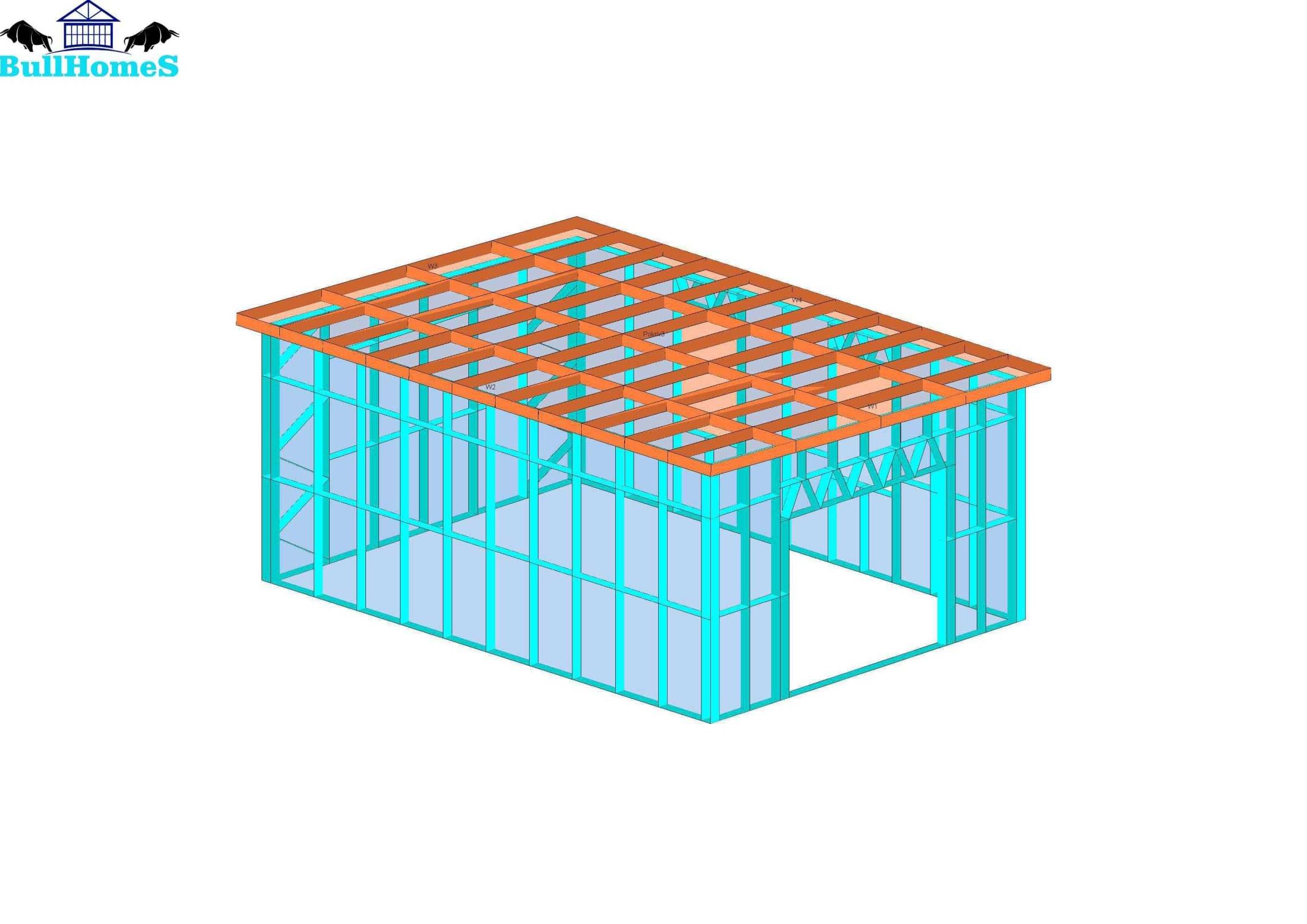 Къща, Сглобяеми къщи, Преместваеми, Модулни, Жилищни - 35м²