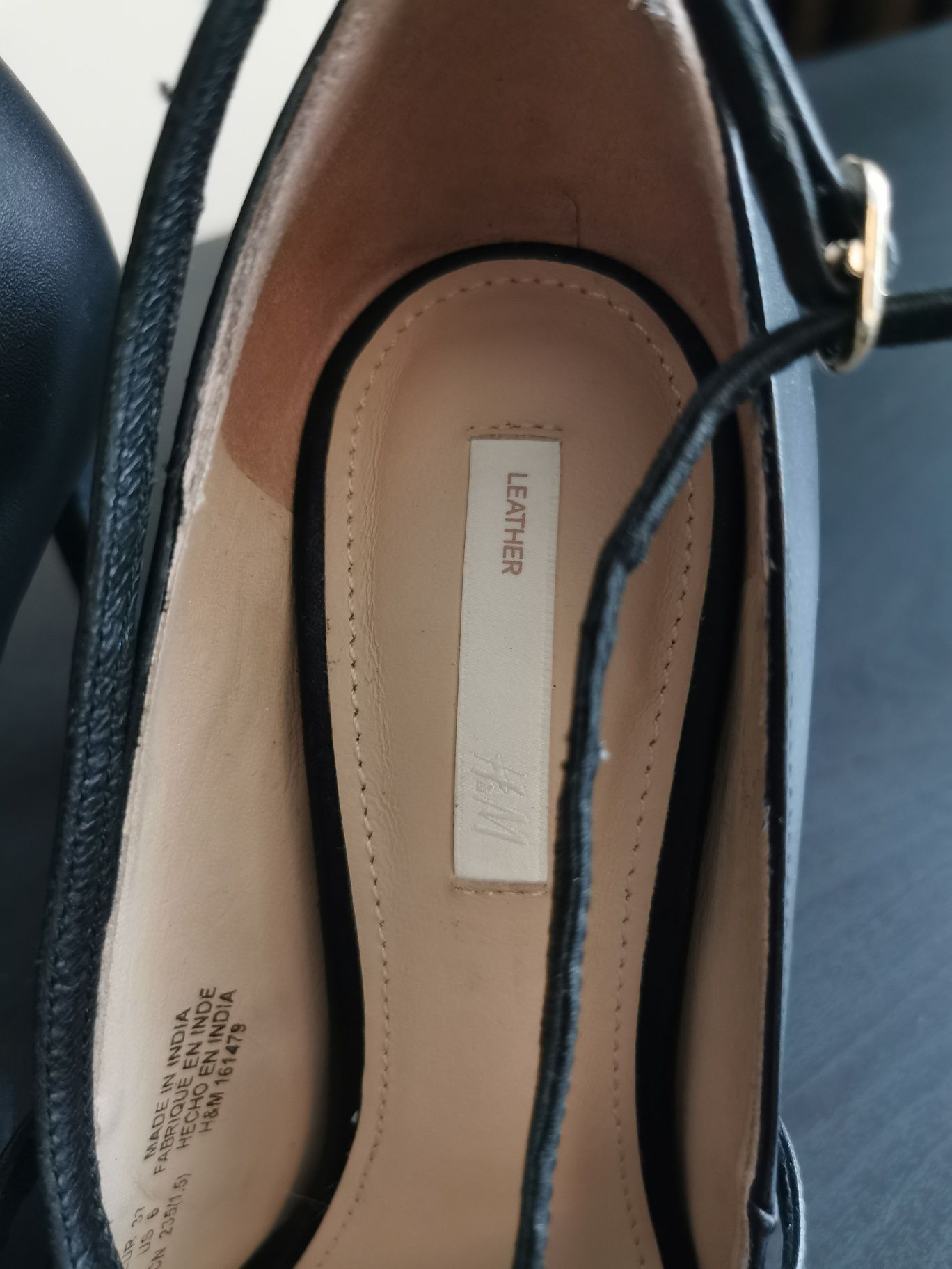 Pantofi piele naturala H&M