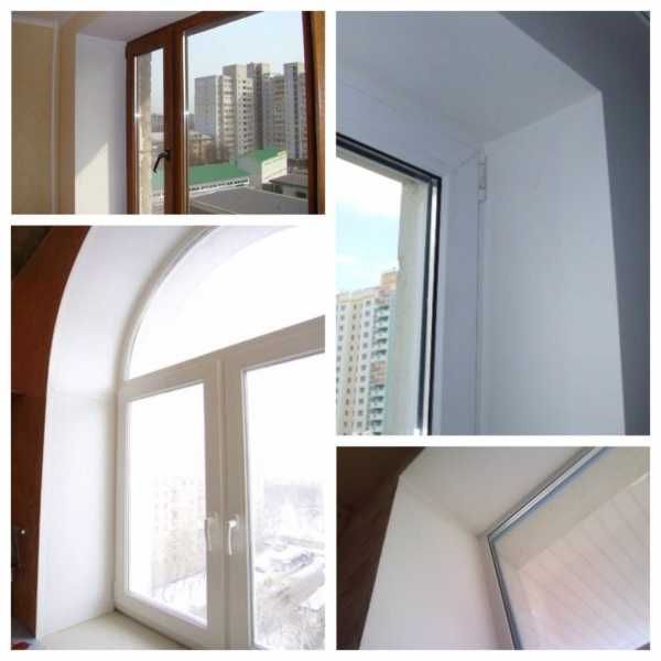 Пластиковые откосы/подоконники, металлические отливы и откосы