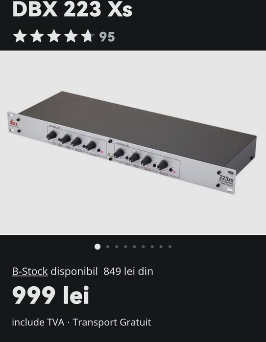 Set basi de 15 inch. 2 x 500w cu statie Dynacord cu crossover DBX