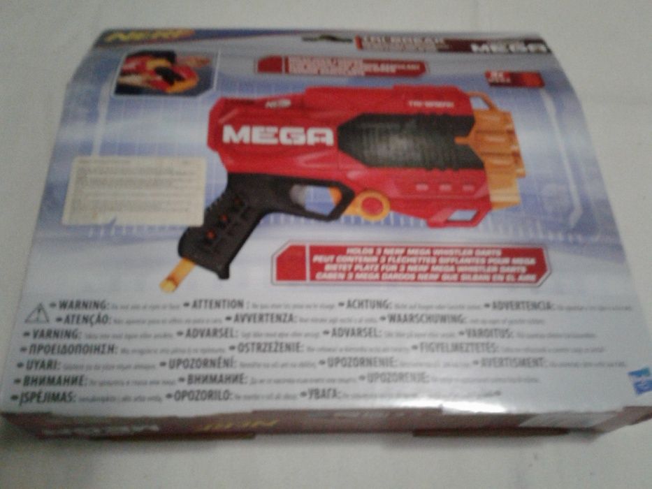 Tri-Break pistol cu gloante uriase Nerf Mega,3 proiectile incluse, nou