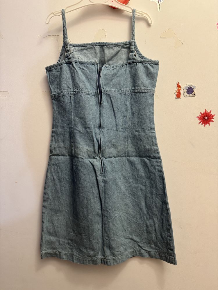 Rochița din denim, marimea 140 cm