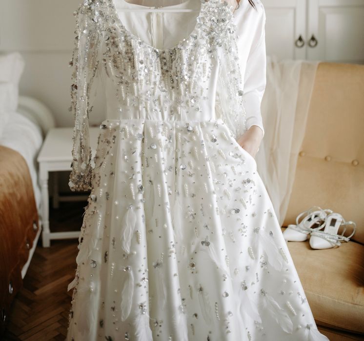 Rochie de mireasă superbă, purtată o singură dată – 4000 lei