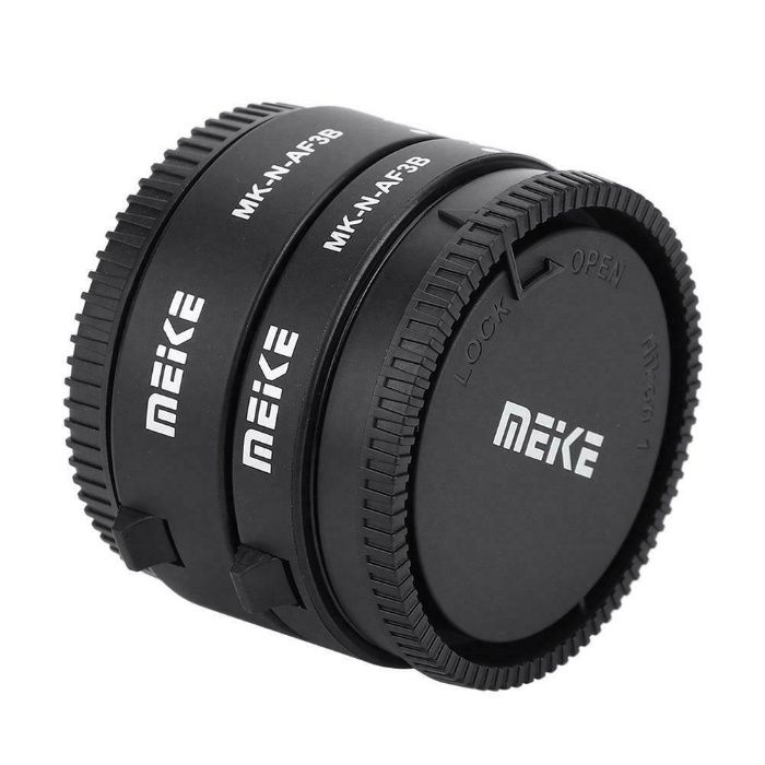 Макро екстендъри Meike за Nikon 1 с автофокус и контрол на блендата