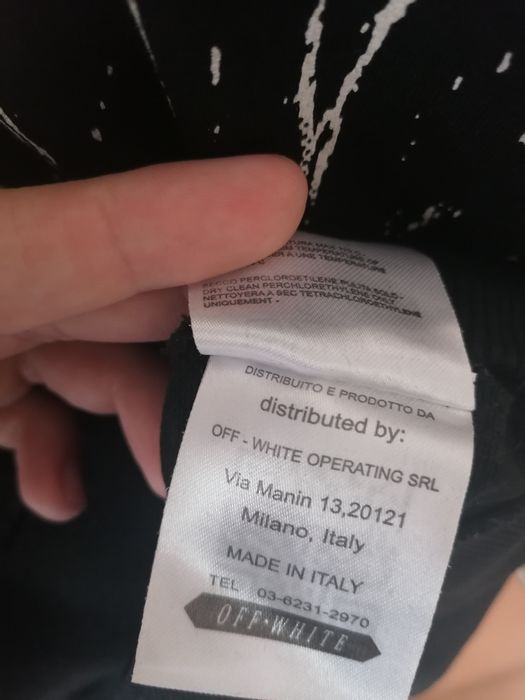 Оригинална мъжка блуза с дълъг ръкав Off-White