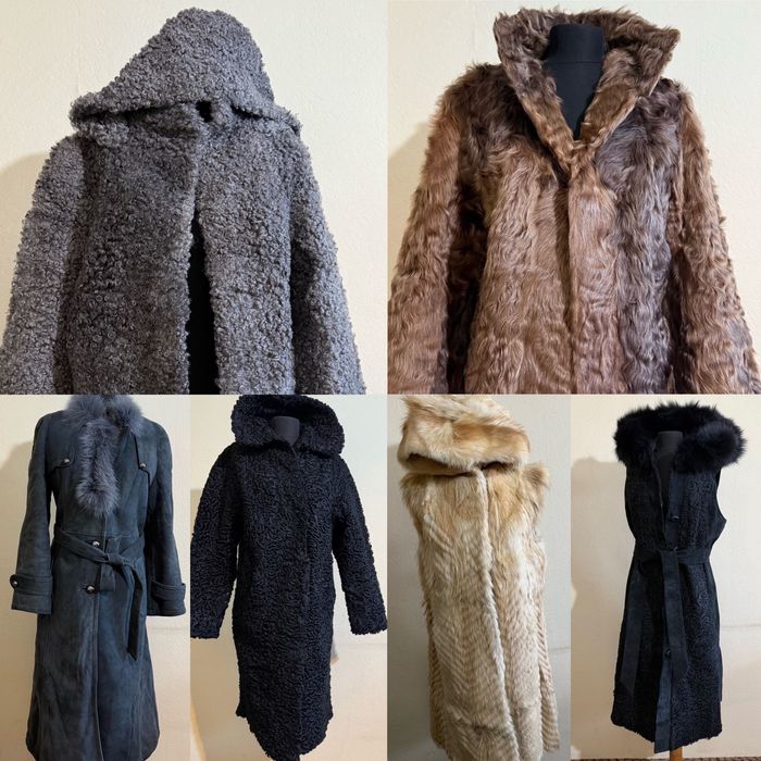 Зимни палта от естествена кожа с косъм